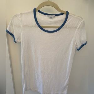 James Perse white T-shirt size 0